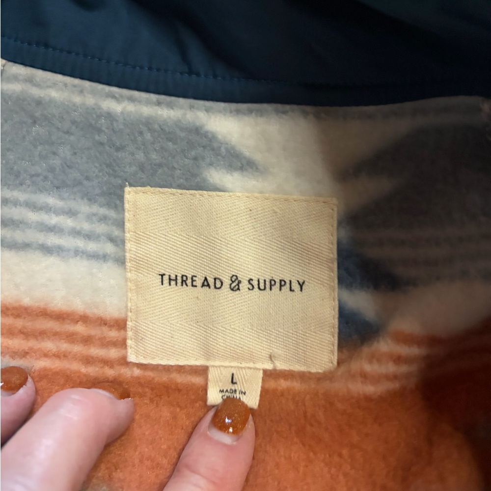 Thread & Supply Multicolor Fleece Jacket - Picture 3 of 3